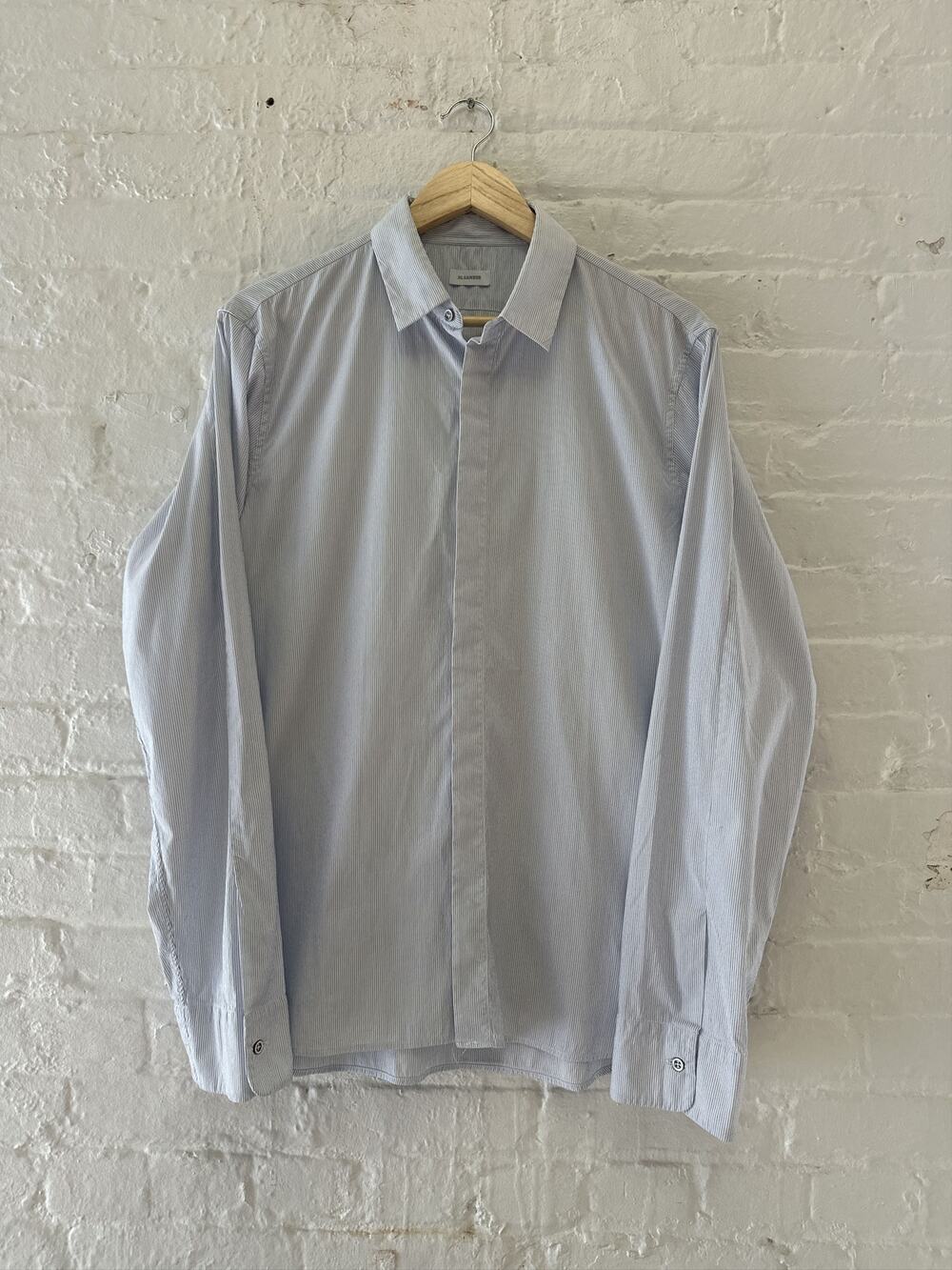 Jil Sander Striped Button Up Shirt